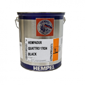 HEMPADUR QUATTRO -  BLACK - 17634199900020 - 20 Lit